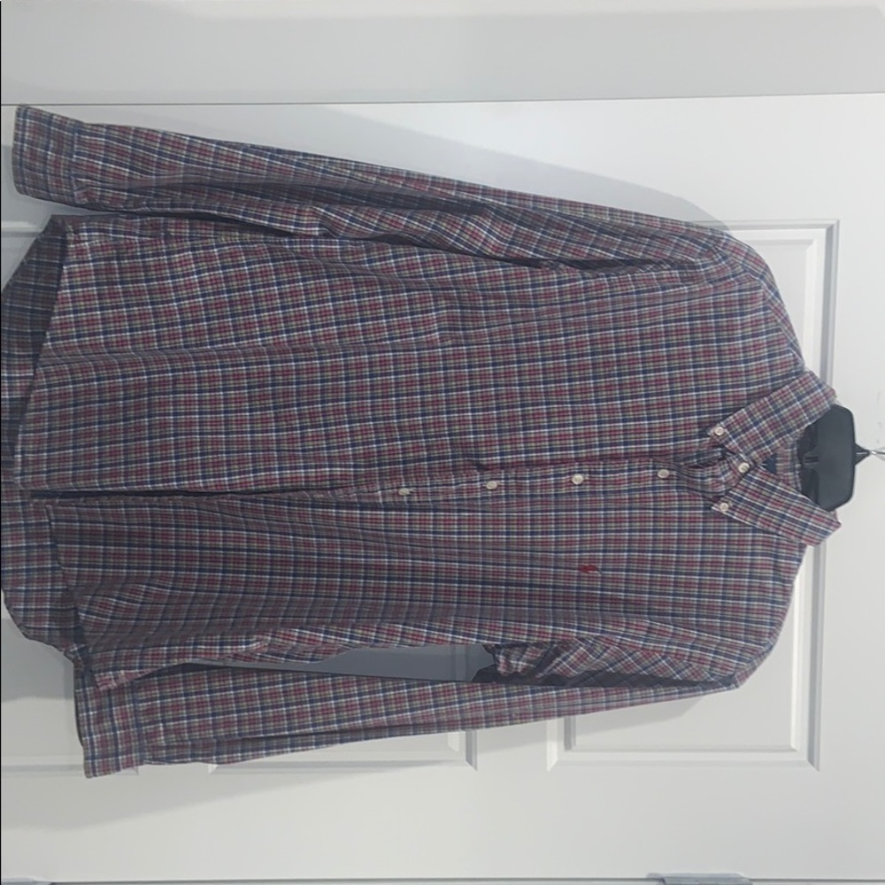 Ralph Lauren polo plaid button up shirt